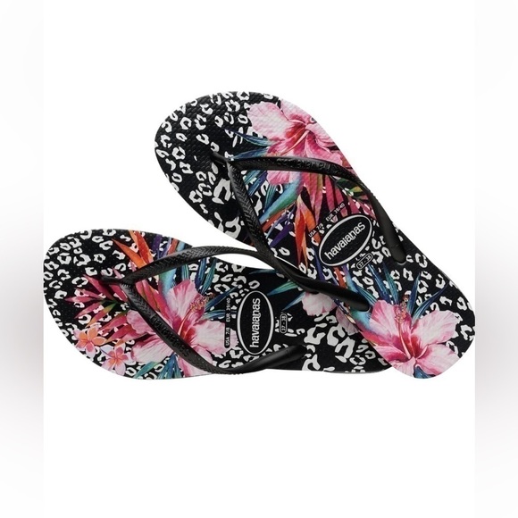 New HAVAIANAS Women’s Slim Animals Flip Flaps - Picture 6 of 6